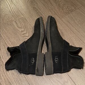 UGG Black Furry Boots